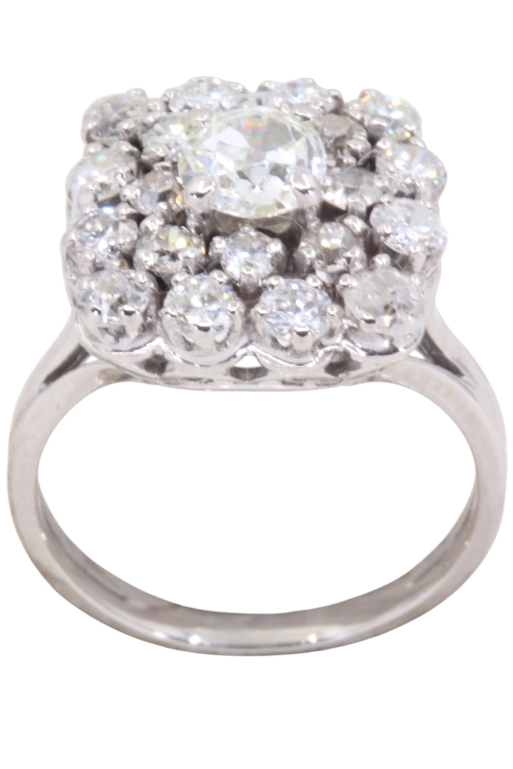 BAGUE DIAMANTS ANCIENNE