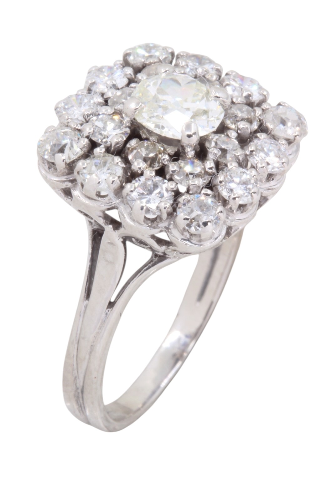 BAGUE DIAMANTS ANCIENNE