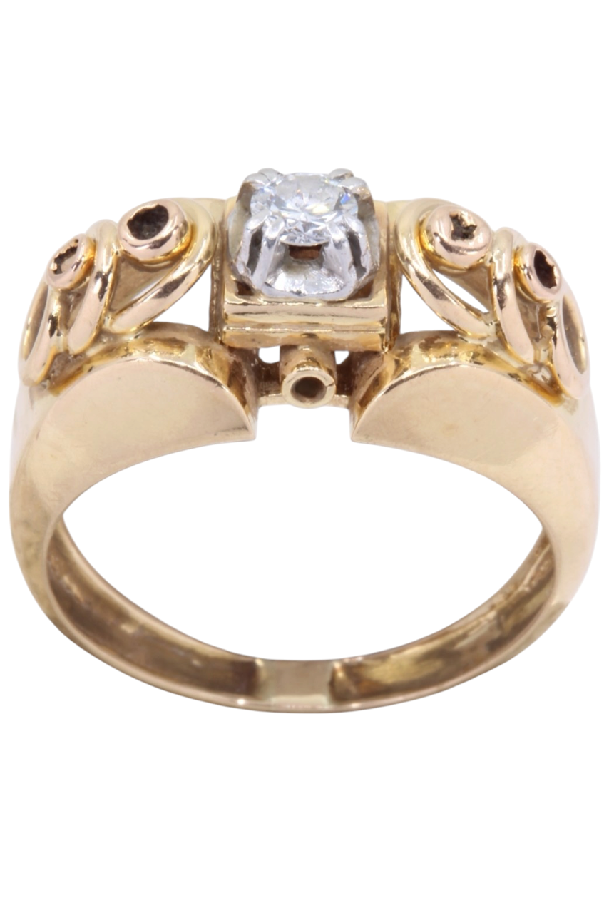 BAGUE DIAMANT 1950'