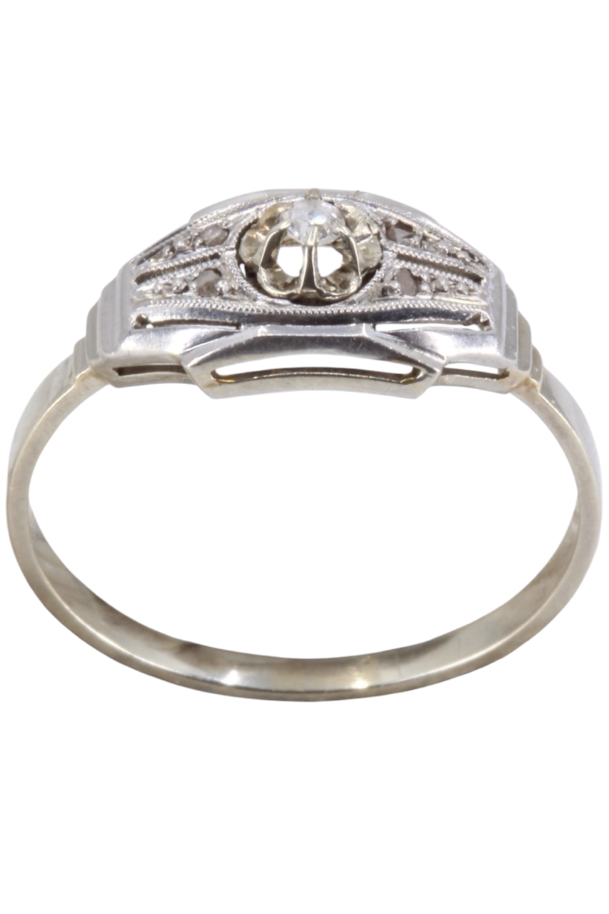 BAGUE ART DECO DIAMANT