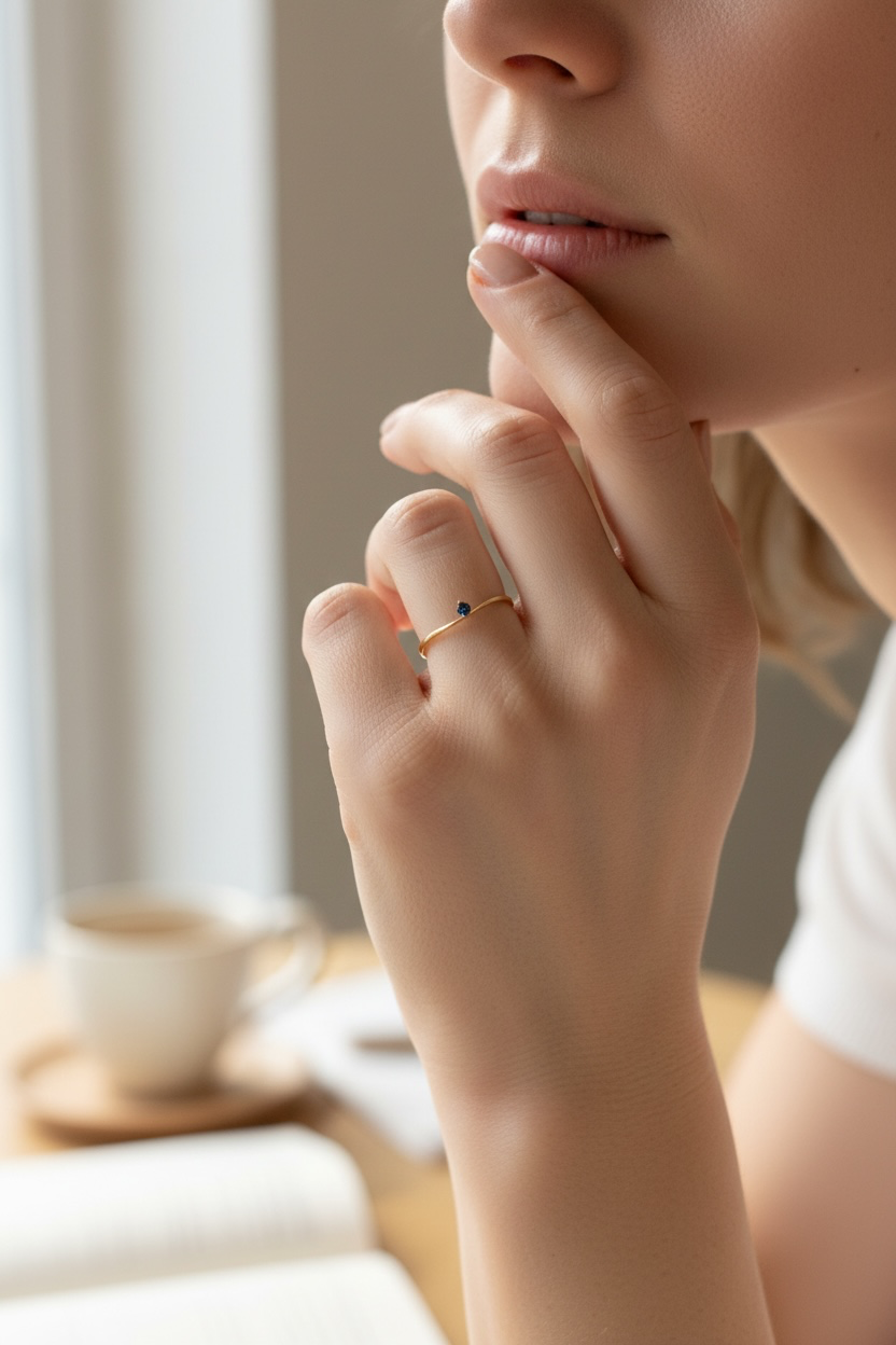 BAGUE FINE SAPHIR