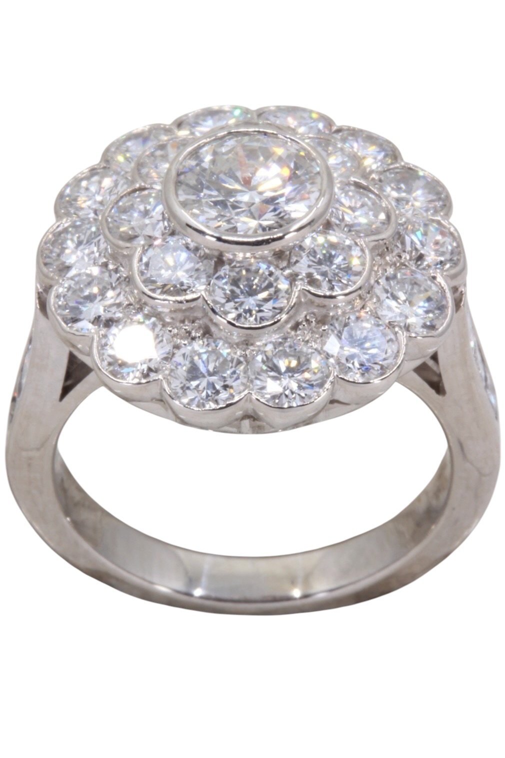 BAGUE FLEUR DIAMANTS