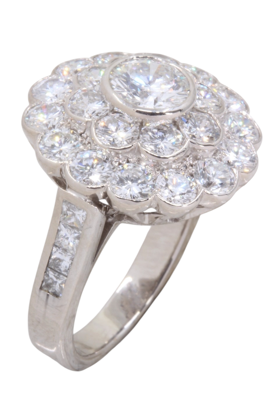 BAGUE FLEUR DIAMANTS