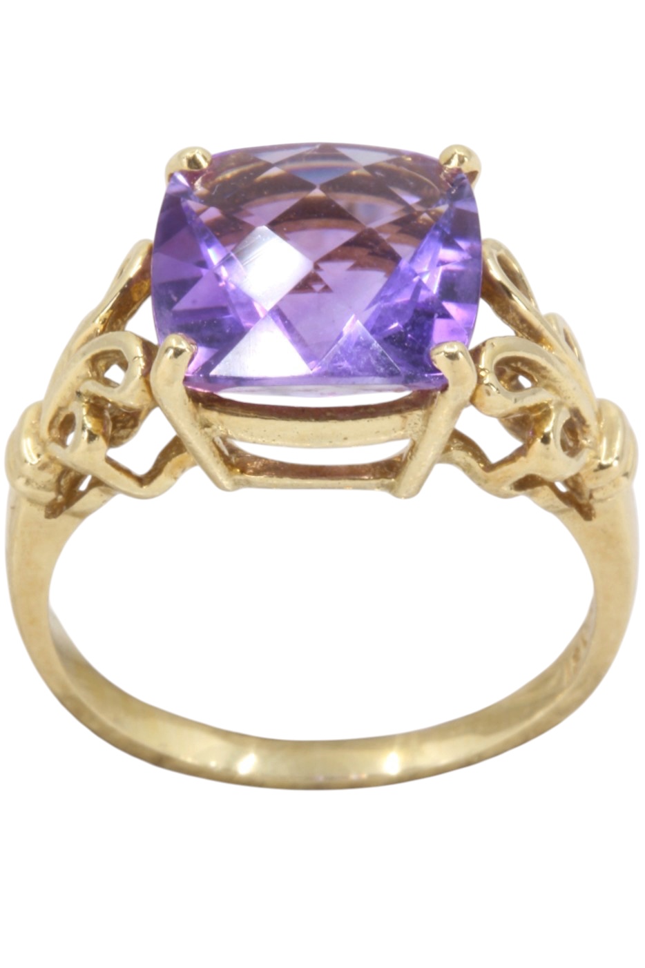 BAGUE MODERNE AMÉTHYSTE