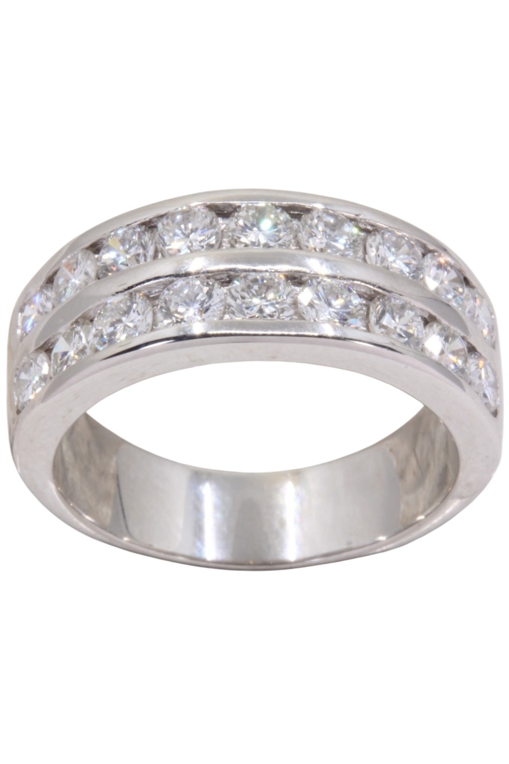 BAGUE MODERNE DIAMANTS