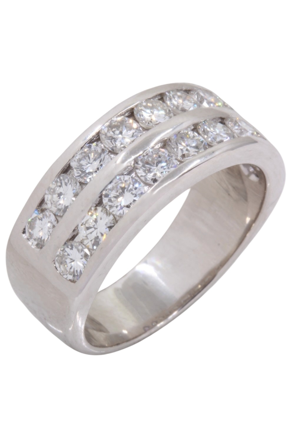 BAGUE MODERNE DIAMANTS