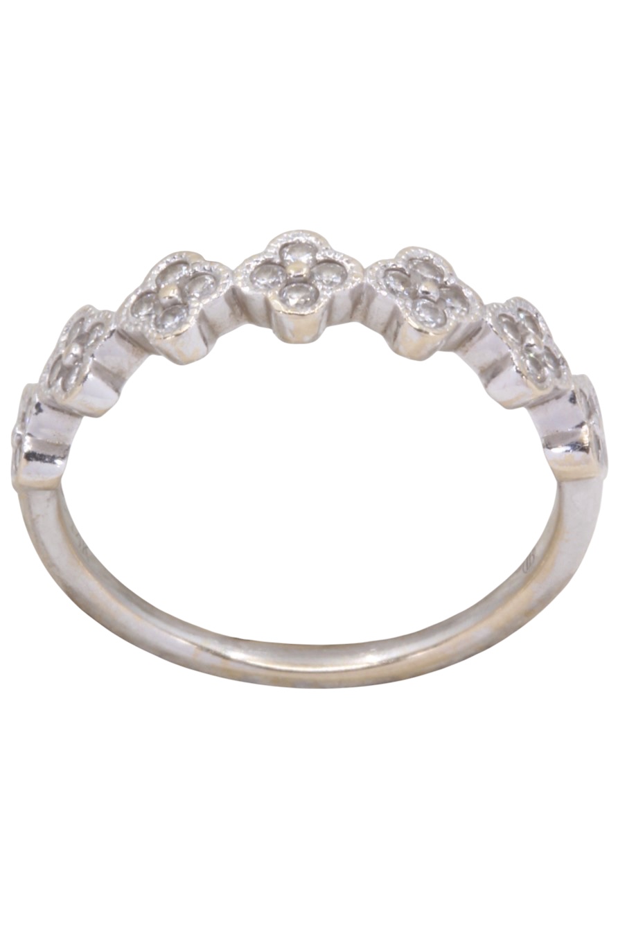 BAGUE TRÈFLES DIAMANTS