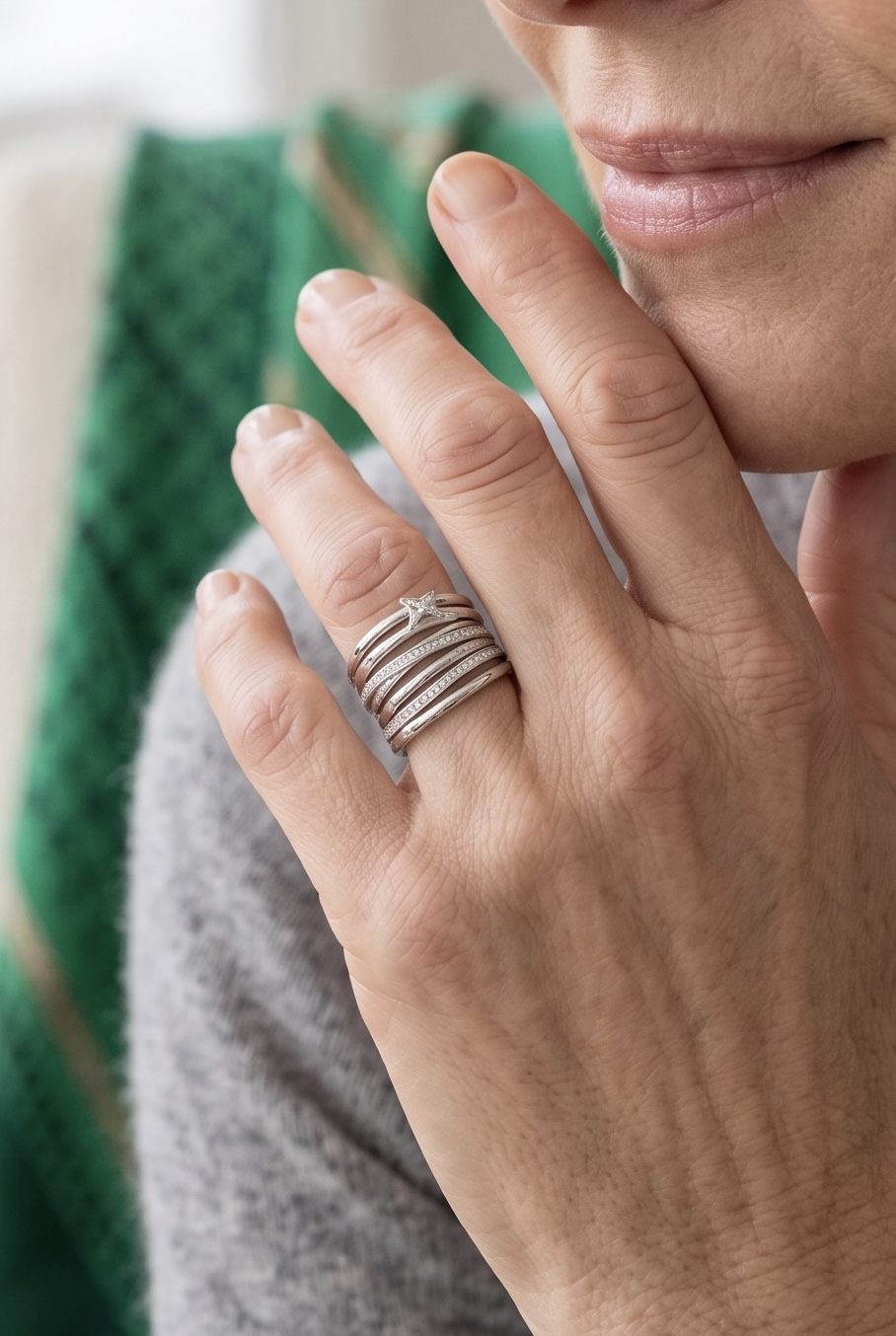 BAGUE MAUBOUSSIN KIFF AND KISS