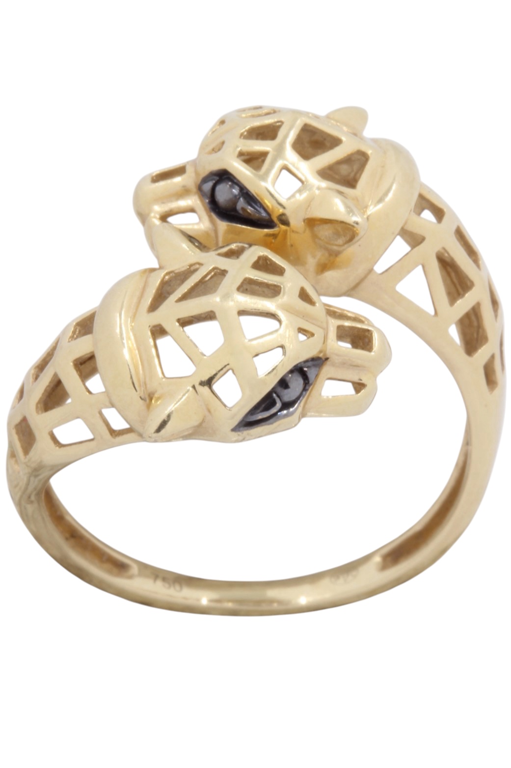 BAGUE MODERNE PANTHÈRES