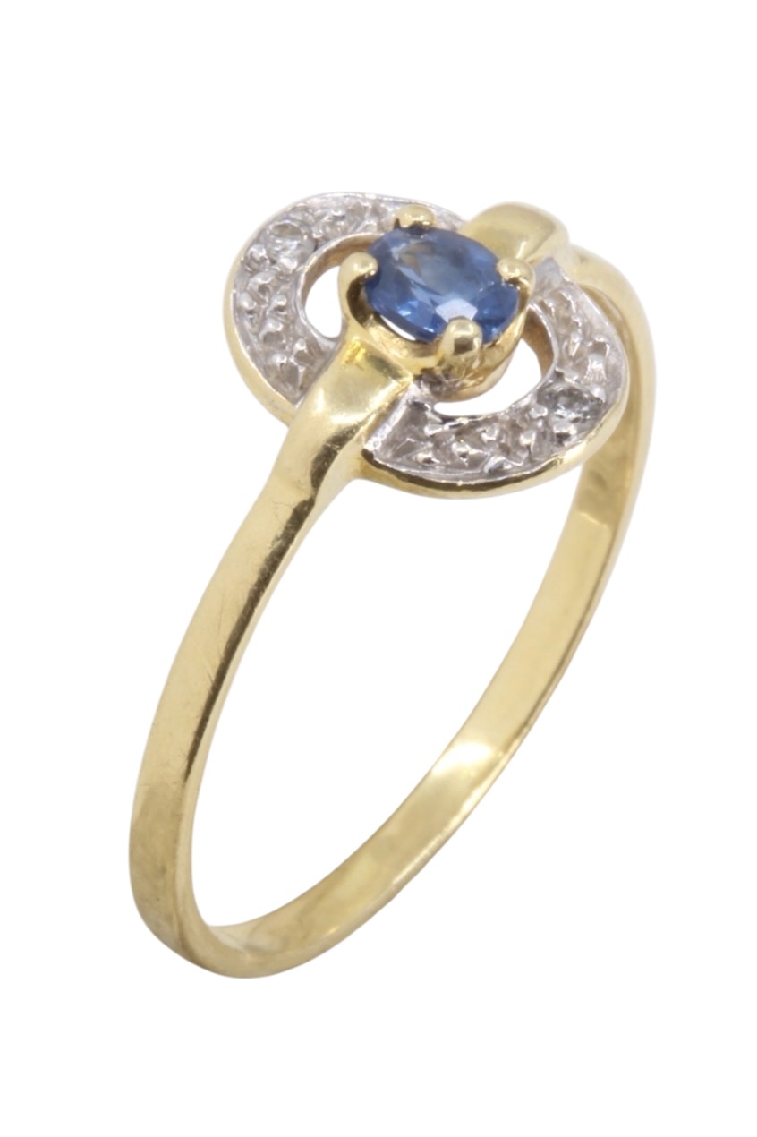 BAGUE 2 ORS SAPHIR
