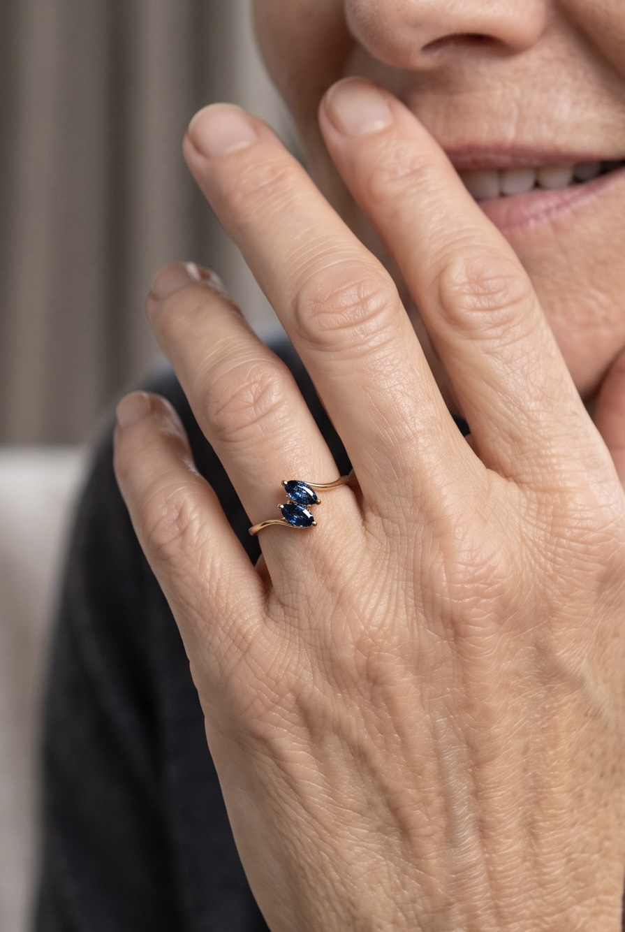 BAGUE FINE SAPHIR