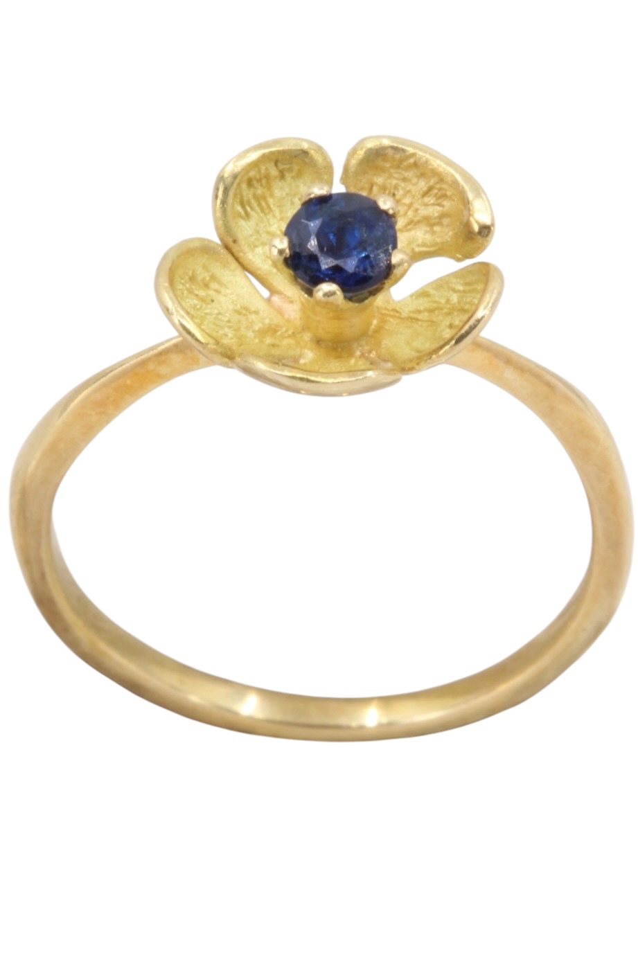 BAGUE FLEUR SAPHIR