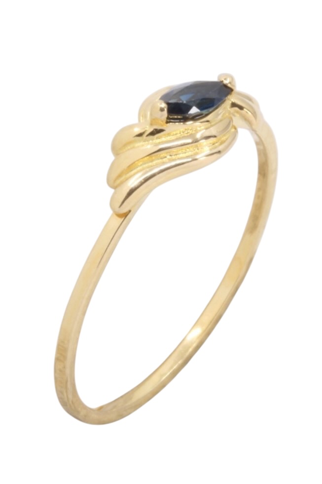 BAGUE MODERNE SAPHIR MINI GAUDRONS