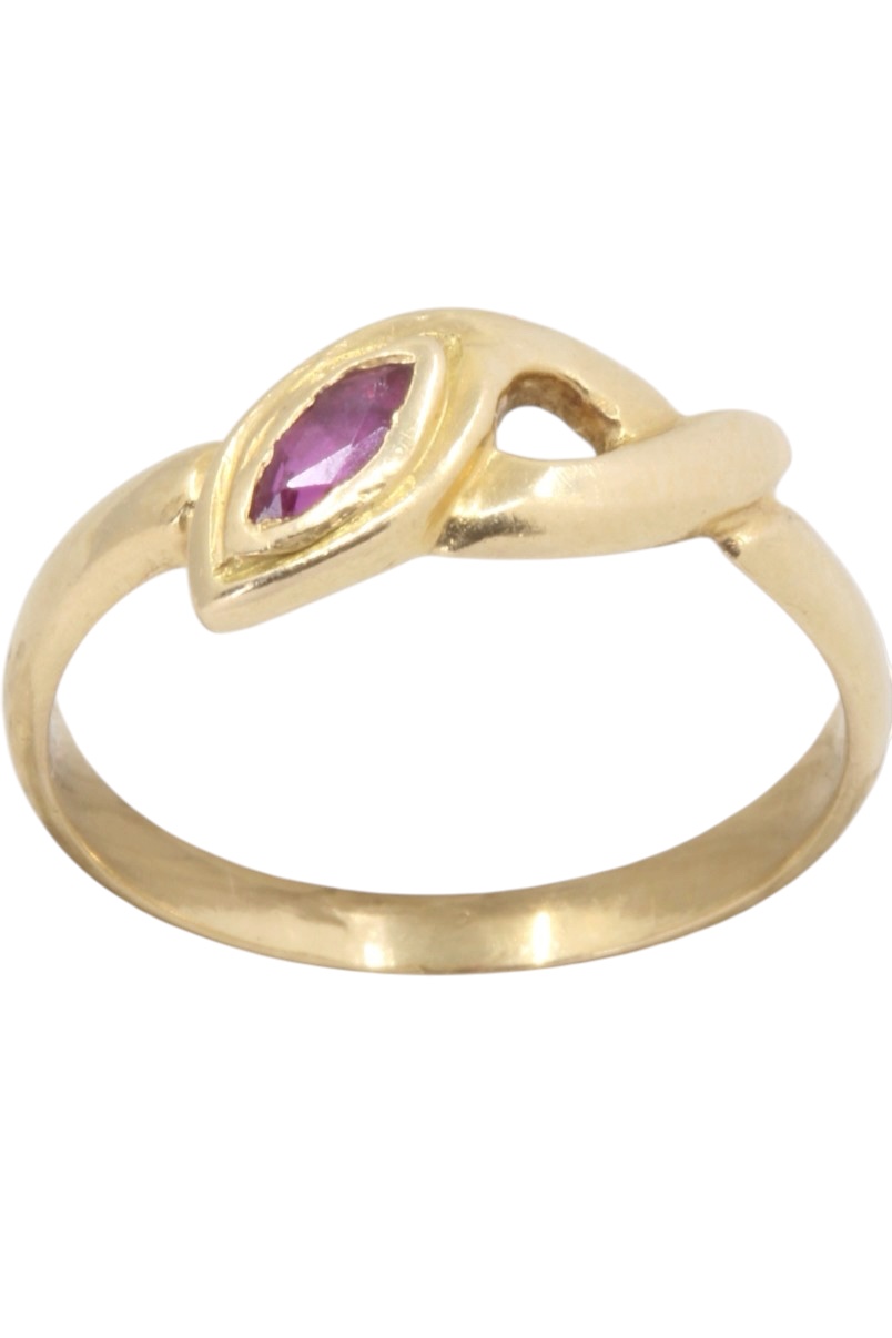 BAGUE SERPENT RUBIS