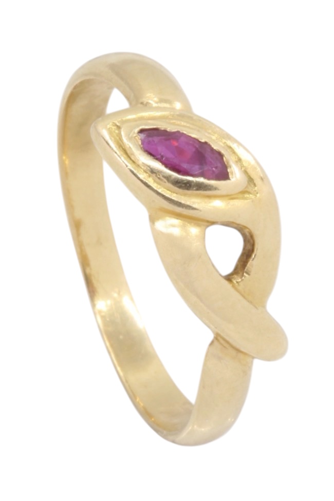 BAGUE SERPENT RUBIS