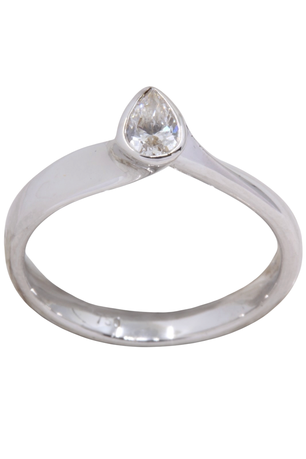 SOLITAIRE DIAMANT POIRE