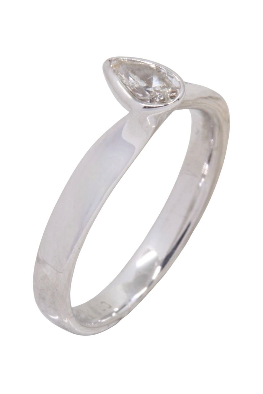 SOLITAIRE DIAMANT POIRE