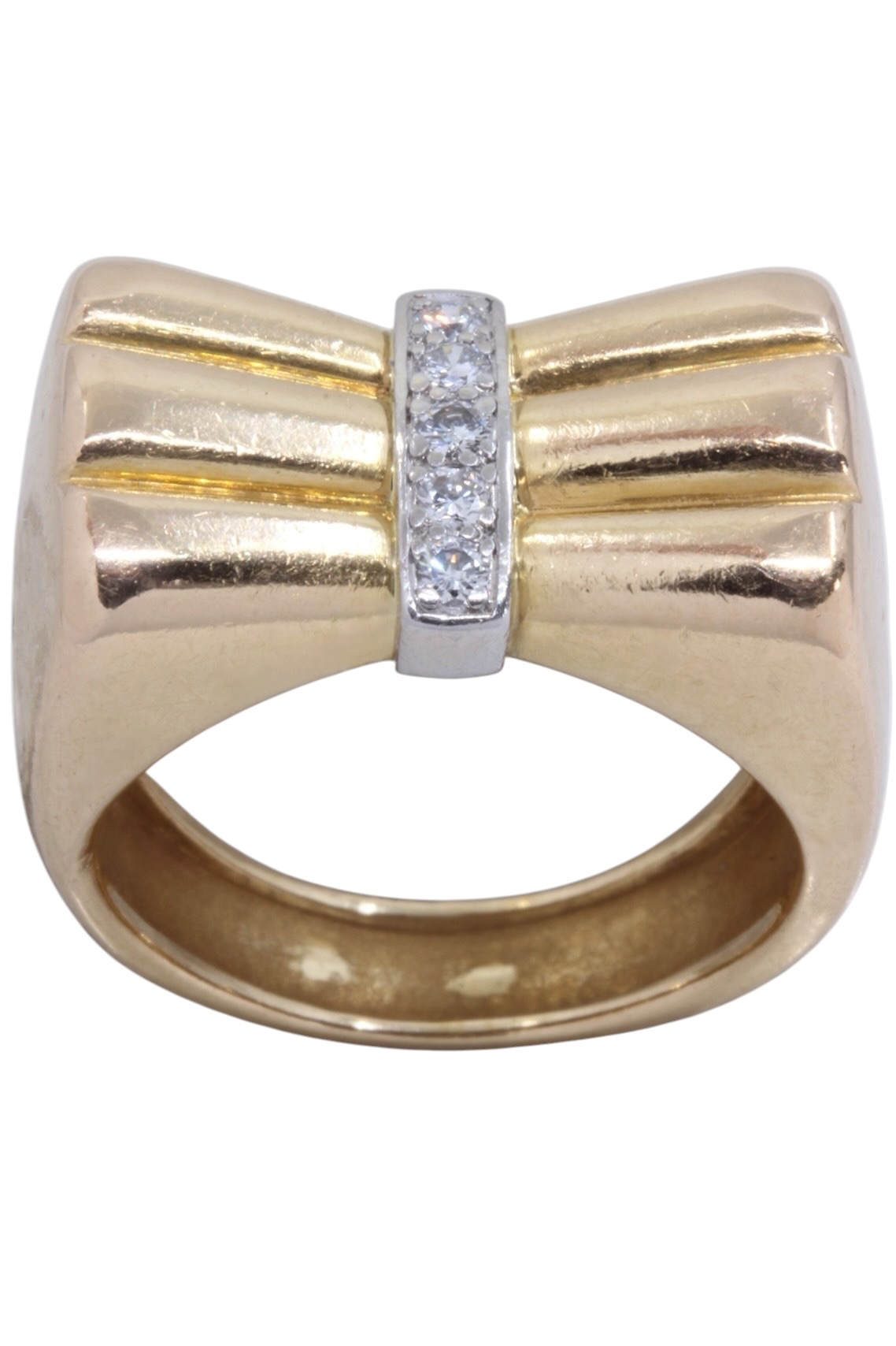 BAGUE TANK DIAMANTS