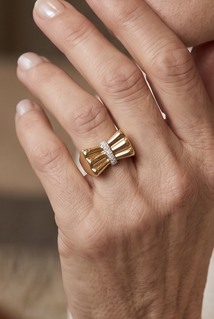 BAGUE TANK DIAMANTS