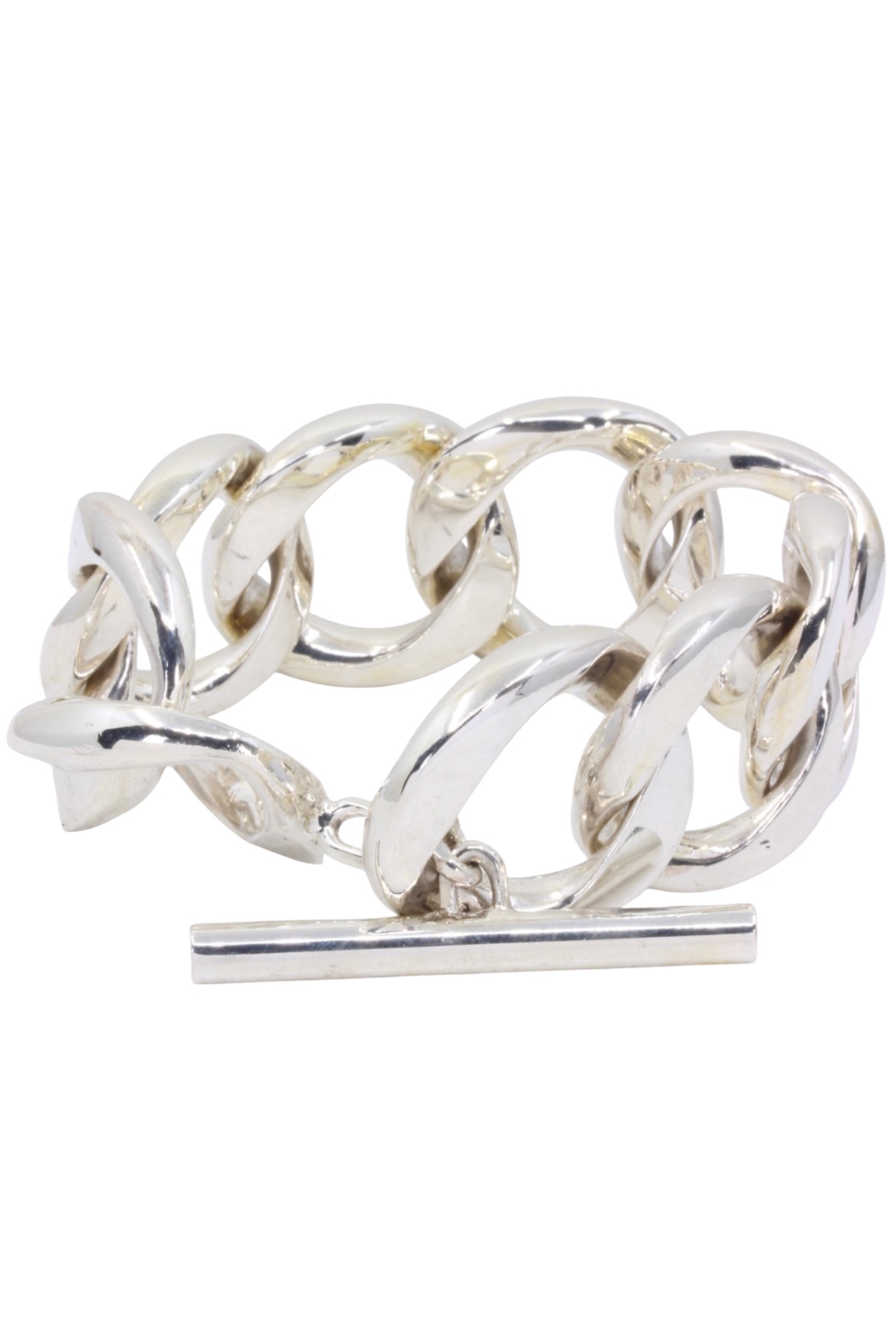 BRACELET MAILLE GOURMETTE XL ARGENT