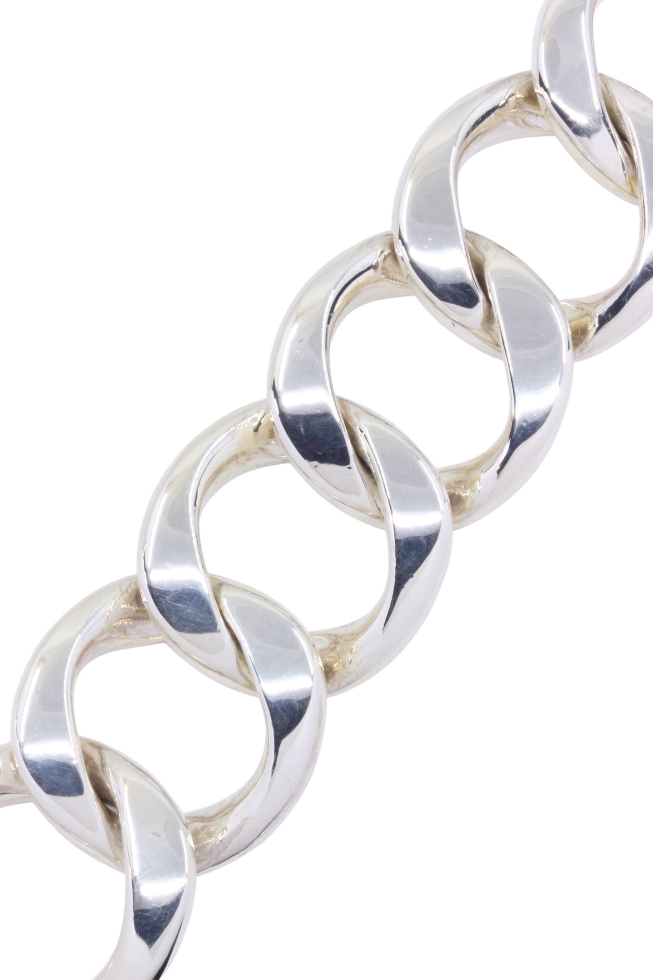 BRACELET MAILLE GOURMETTE XL ARGENT