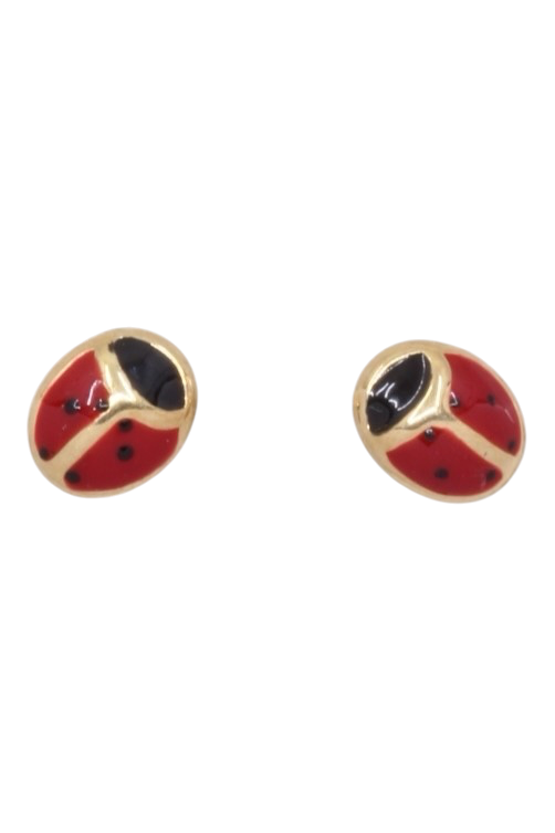 BOUCLES D'OREILLES COCCINELLES