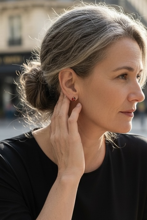 BOUCLES D'OREILLES COCCINELLES