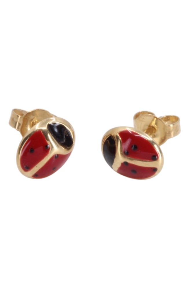BOUCLES D'OREILLES COCCINELLES