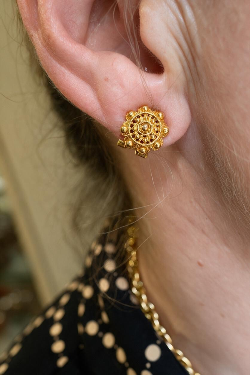 BOUCLES D'OREILLES SPHERE