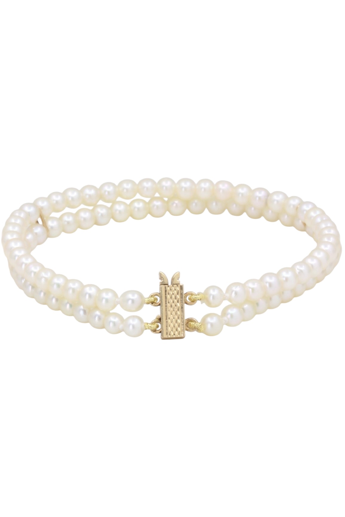 BRACELET 2 RANGS PERLES
