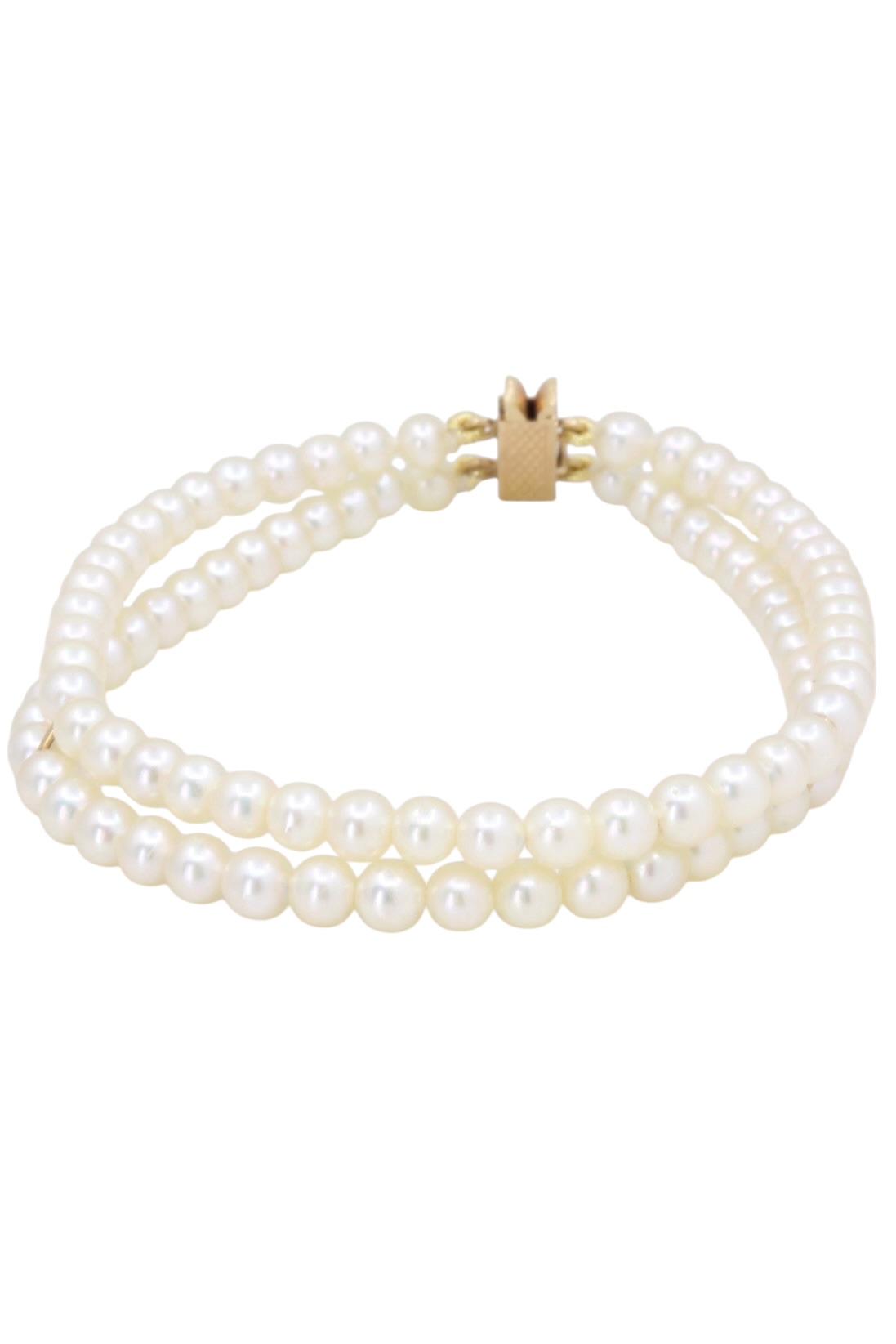BRACELET 2 RANGS PERLES