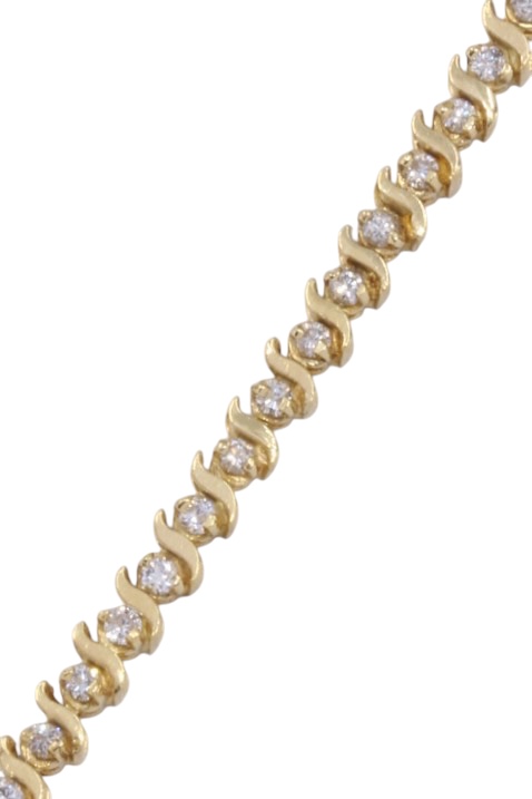 BRACELET LIGNE DIAMANTS