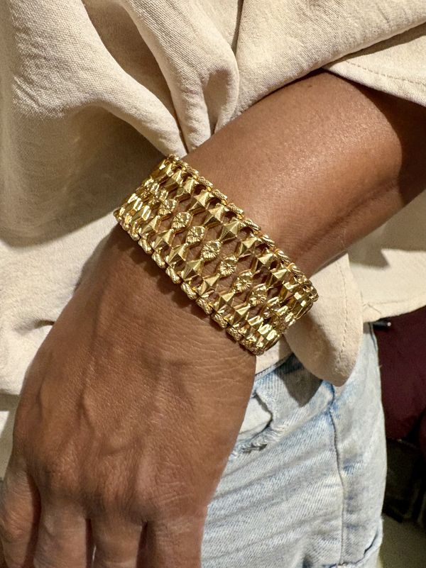 BRACELET MANCHETTE ARTICULÉ
