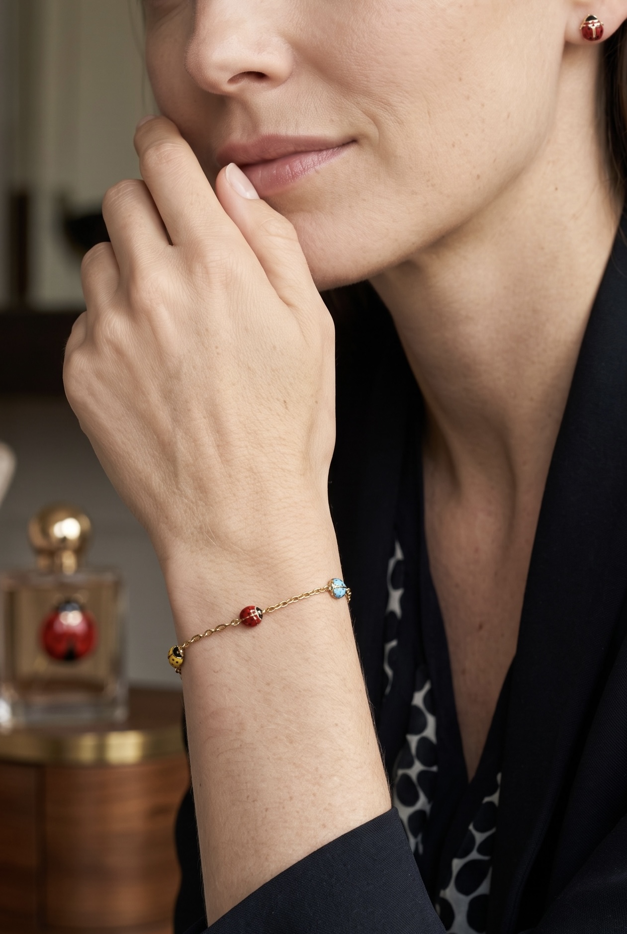 BRACELET ENFANT COCCINELLES