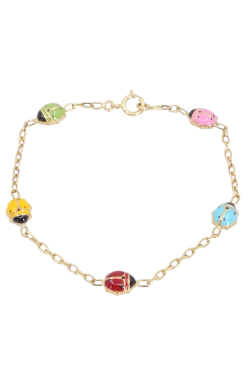 BRACELET ENFANT COCCINELLES