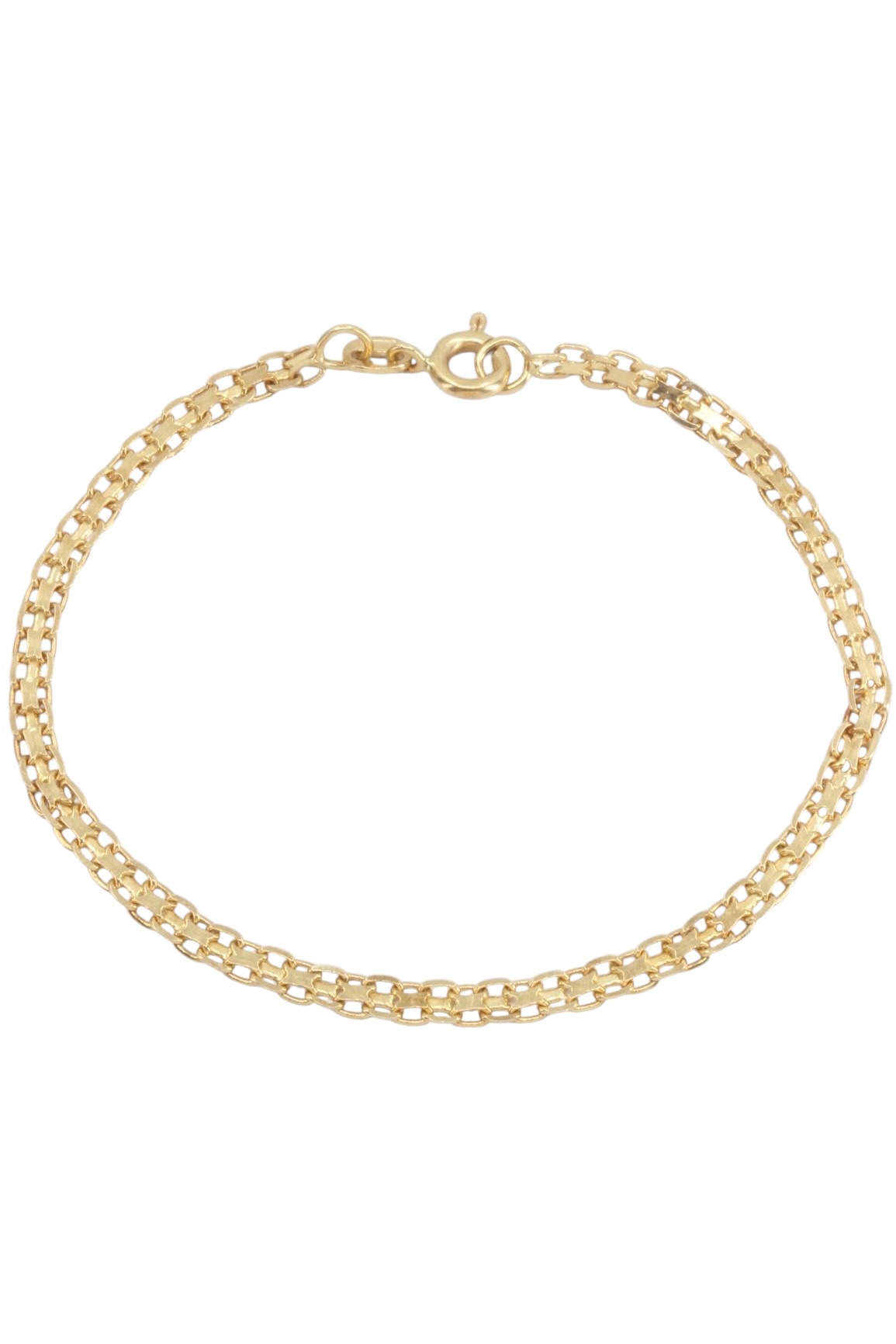 BRACELET MAILLE FORCAT RONDE DOUBLE