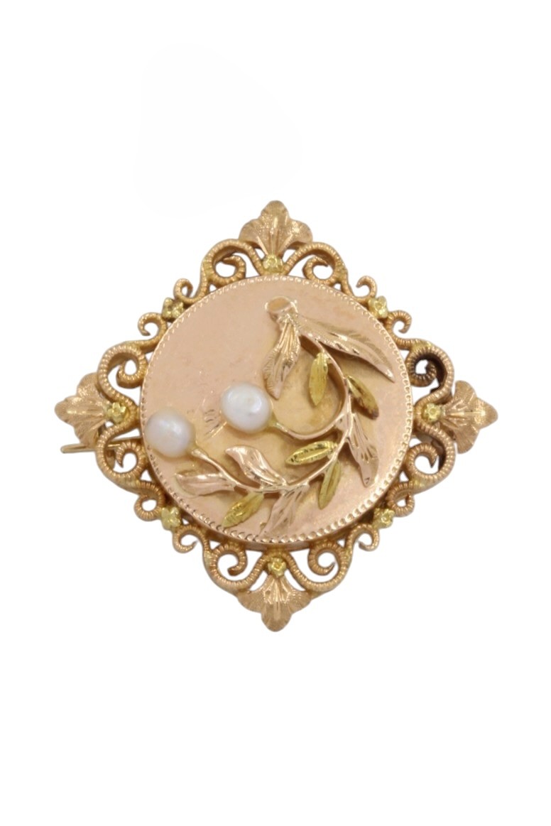 BROCHE PERLE NAPOLÉON III