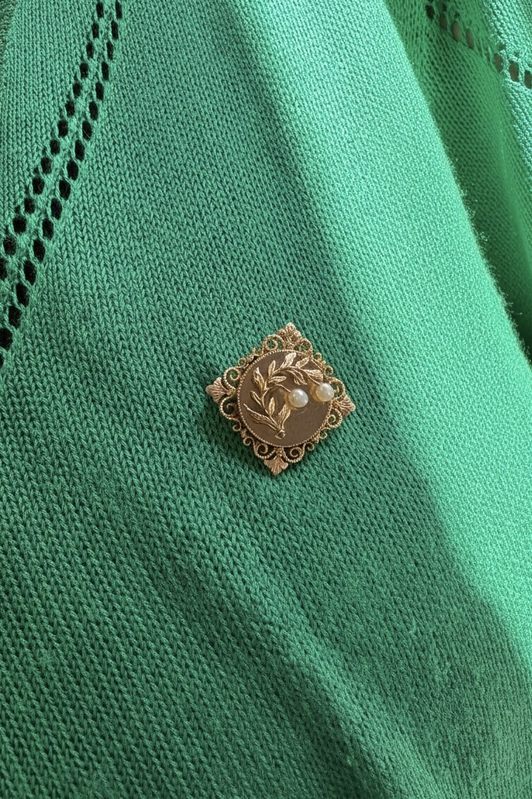 BROCHE PERLE NAPOLÉON III