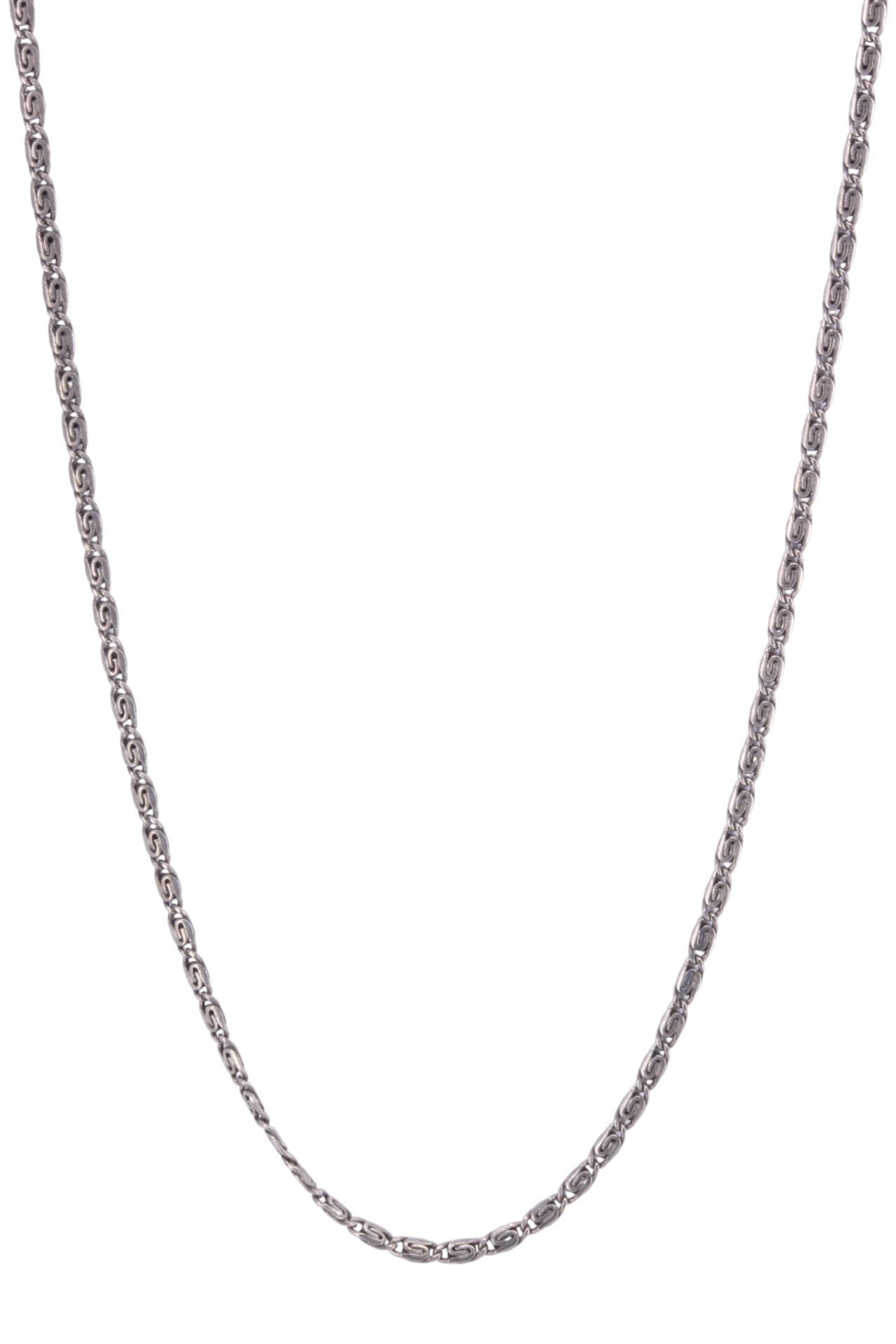 CHAINE MAILLE HARICOT ARGENT