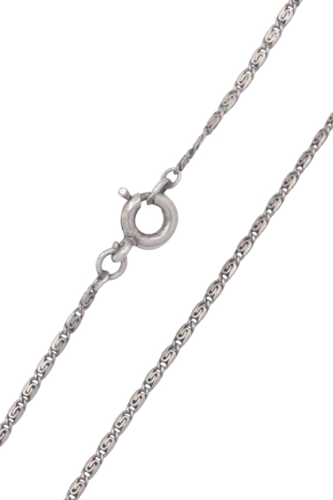 CHAINE MAILLE HARICOT ARGENT