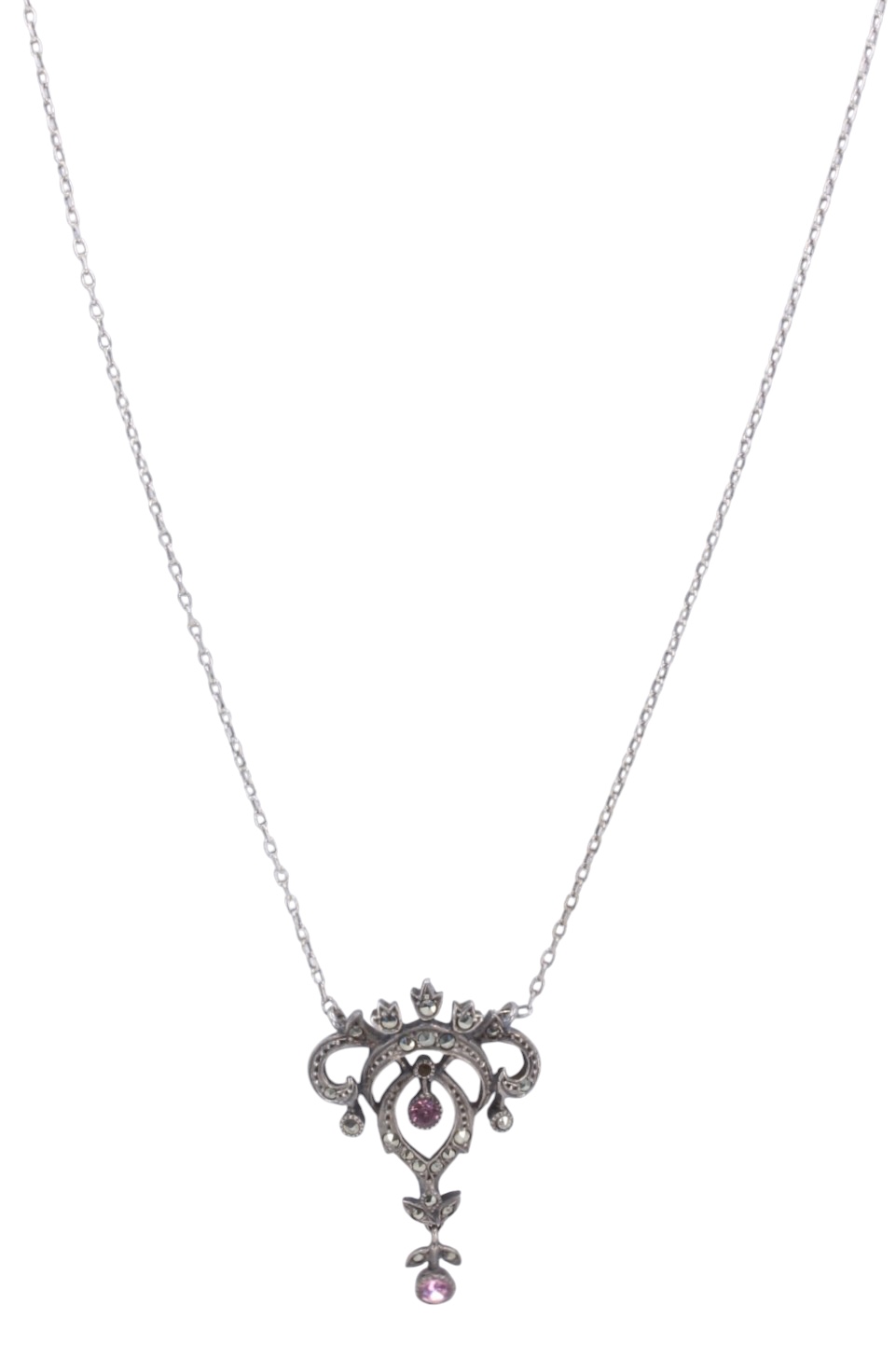 COLLIER ART-NOUVEAU ARGENT