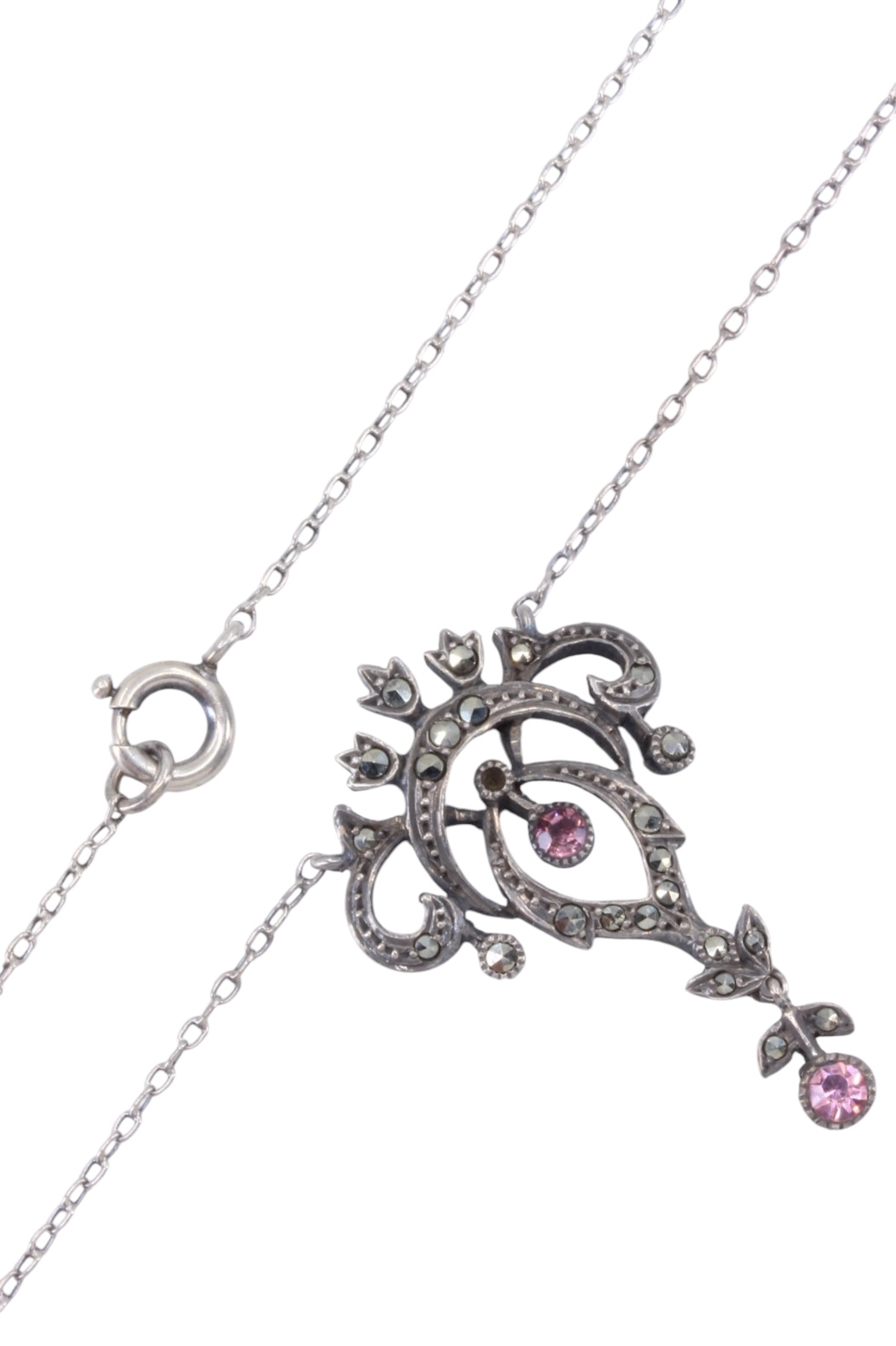 COLLIER ART-NOUVEAU ARGENT