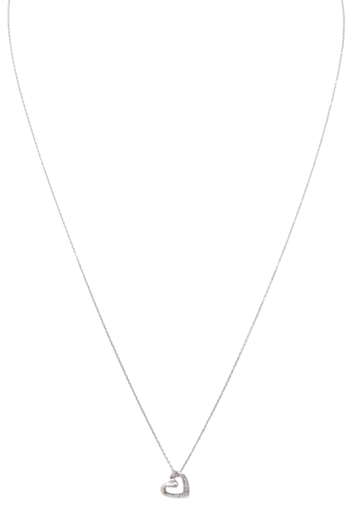 COLLIER COEUR DIAMANTS