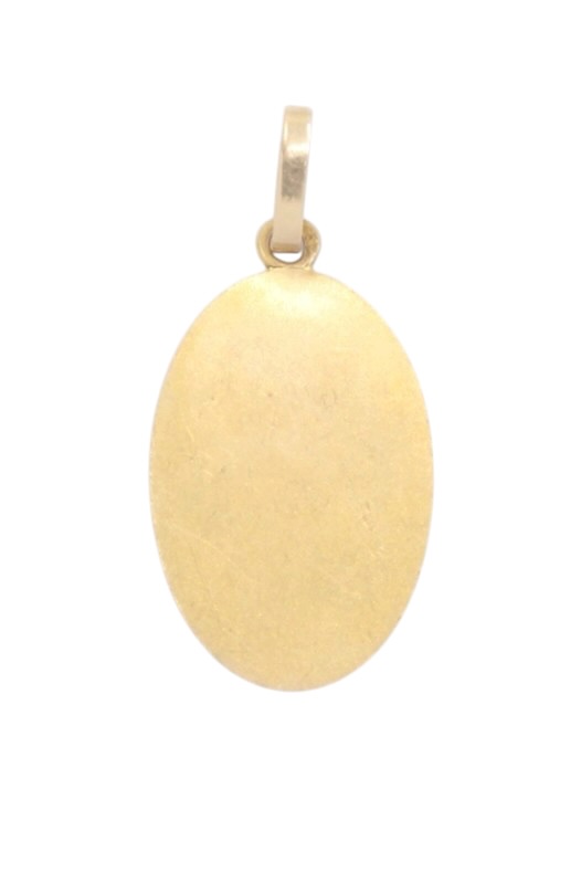 MÉDAILLE VIERGE ART-DÉCO