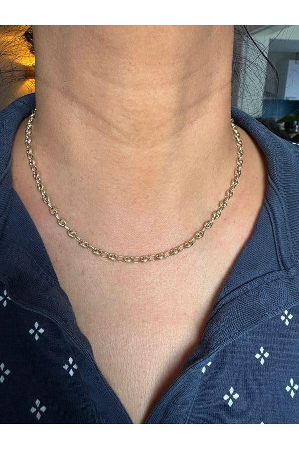 CHAINE MAILLE GRAIN DE CAFE
