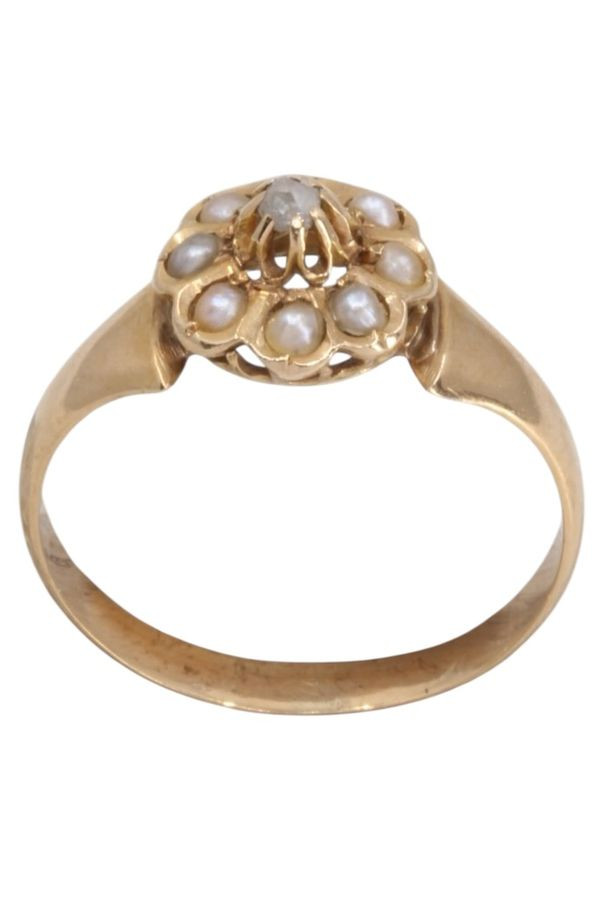 BAGUE NAPOLÉON III PERLES