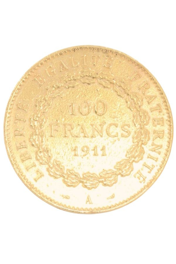 PIECE 100 FRANCS  GENIE 1911