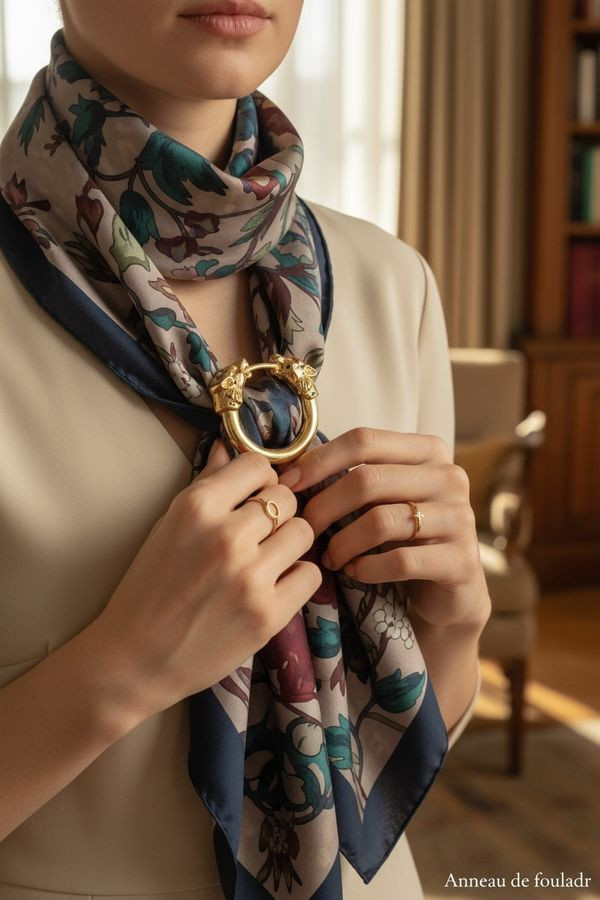 ANNEAU DE FOULARD PANTHÈRES