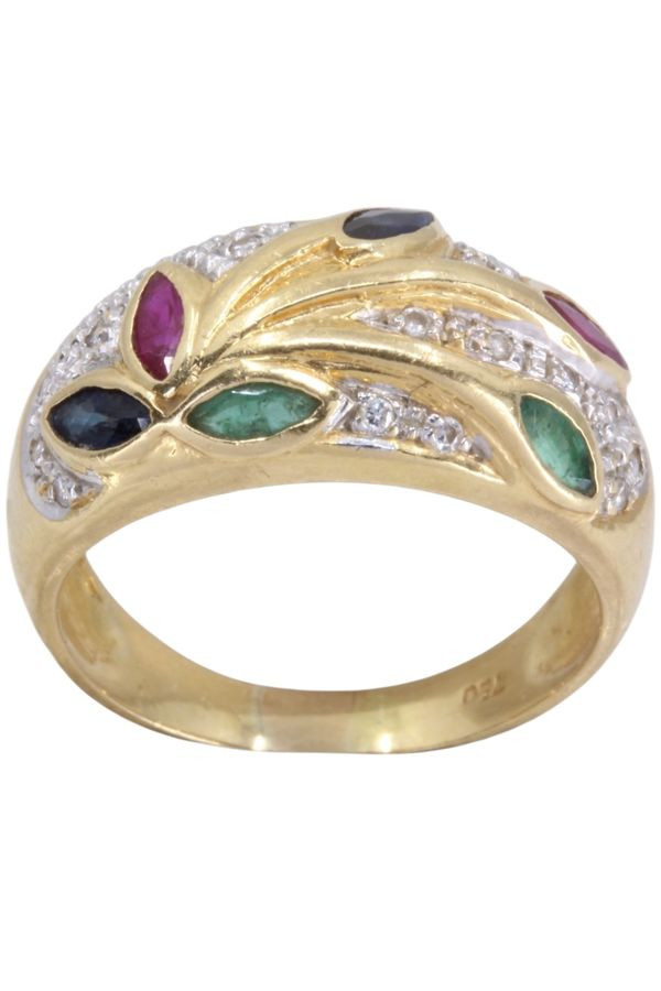 BAGUE JONC TUTTI FRUTTI