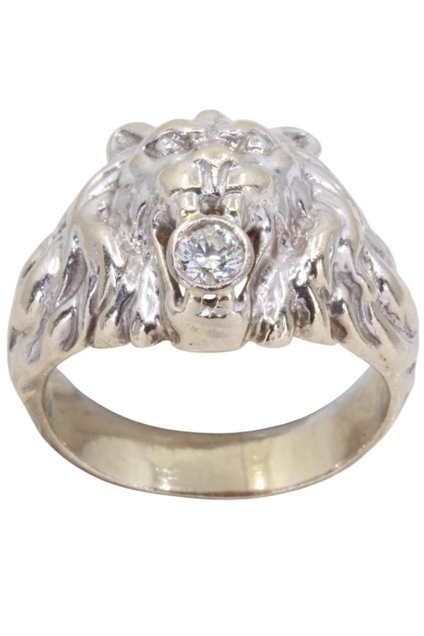 BAGUE TÊTE DE LION DIAMANT